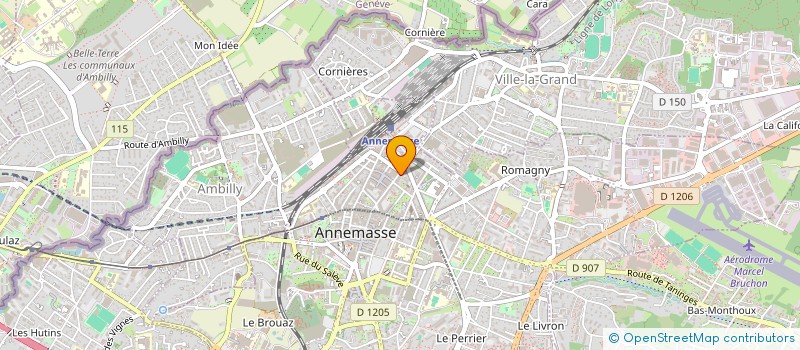 localisation de l'entreprise SCI LEMOINE à ANNEMASSE
