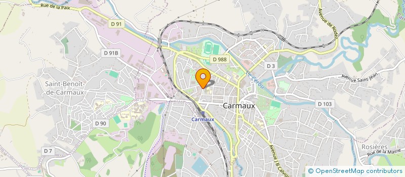 localisation de l'entreprise SCI LEMOINE AMM à CARMAUX