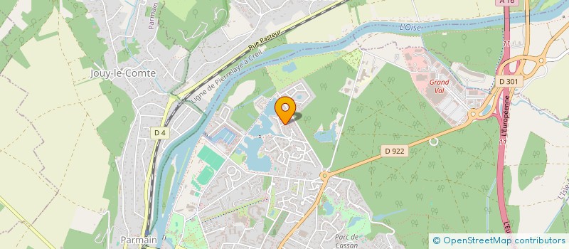 localisation de l'entreprise SCI LEMOINE BEAUMETZ  L'ISLE-ADAM