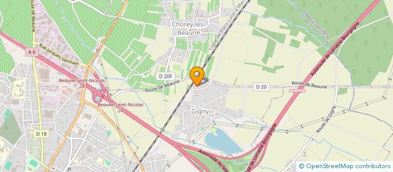 localisation de l'entreprise SCI LEMOINE-COUDERT à BEAUNE