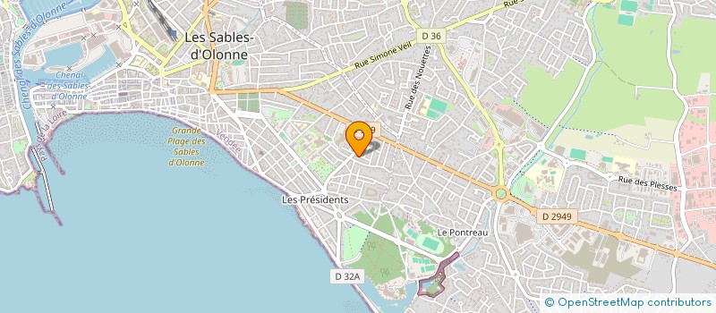 localisation de l'entreprise SCI LEMON à LES SABLES-D'OLONNE
