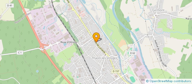 localisation de l'entreprise SCI LEMON  THAON-LES-VOSGES