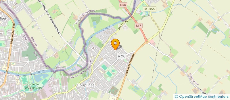 localisation de l'entreprise SCI LEMON JANTY  HOUPLINES