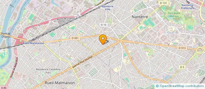 localisation de l'entreprise SCI LEMON92  NANTERRE