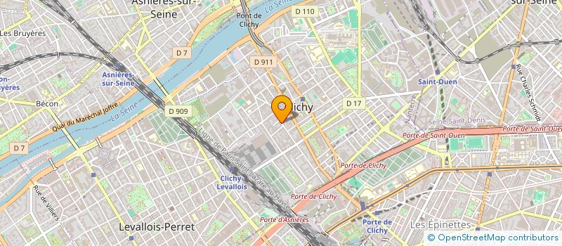 localisation de l'entreprise SCI LEMONNIER à CLICHY