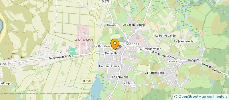 localisation de l'entreprise SCI LEMONNIER à CREANCES