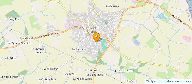 localisation de l'entreprise SCI LEMONNIER MORVAN  LA GOUESNIERE