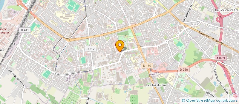 localisation de l'entreprise SCI LEMORESTIN à ANGERS