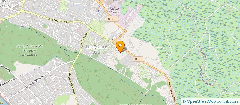 localisation de l'entreprise SCI LEMOUSSU  SAINT-JEAN-DE-MONTS