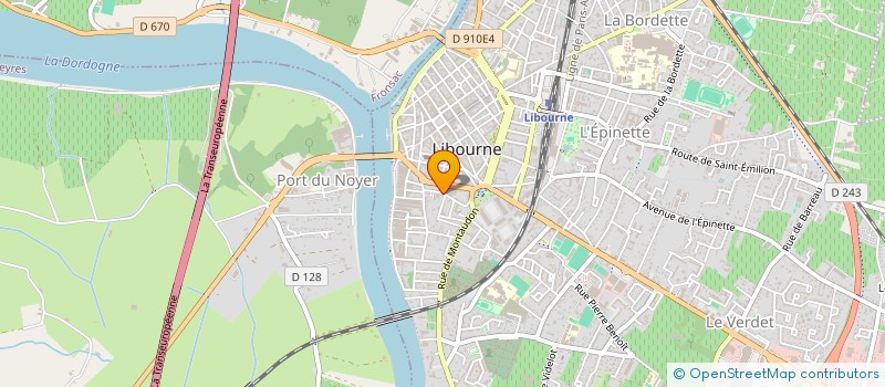 localisation de l'entreprise SCI LEMURIA à LIBOURNE