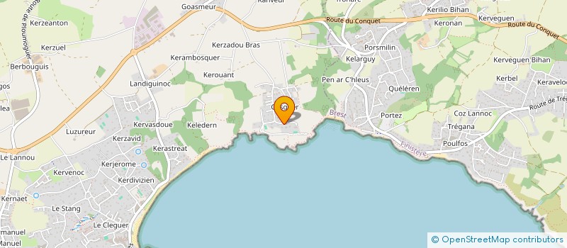 localisation de l'entreprise SCI LEMURIA  PLOUGONVELIN