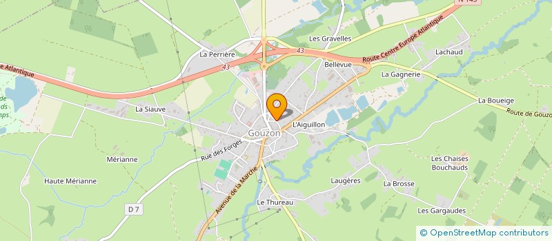 localisation de l'entreprise SCI LEMUT à GOUZON