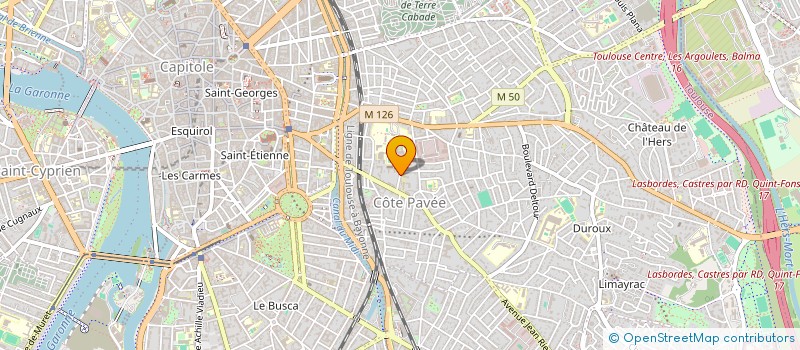 localisation de l'entreprise SCI LENA à TOULOUSE