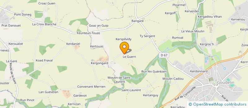 localisation de l'entreprise SCI LENA  GOMMENEC'H