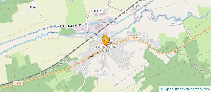 localisation de l'entreprise SCI LENA  SERMAIZE-LES-BAINS