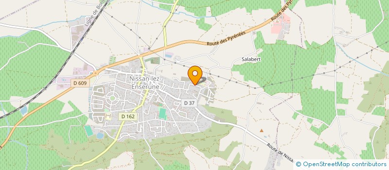 localisation de l'entreprise SCI LENA  NISSAN-LEZ-ENSERUNE