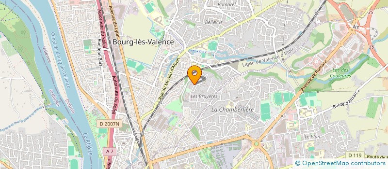 localisation de l'entreprise SCI LENA  BOURG-LES-VALENCE