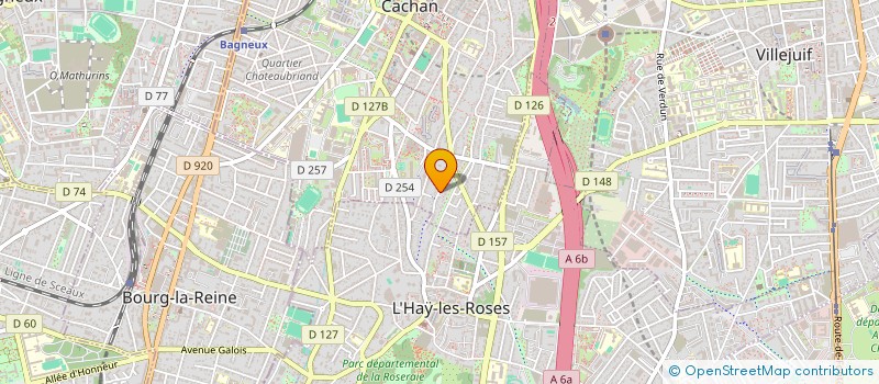 localisation de l'entreprise SCI LENA  CACHAN