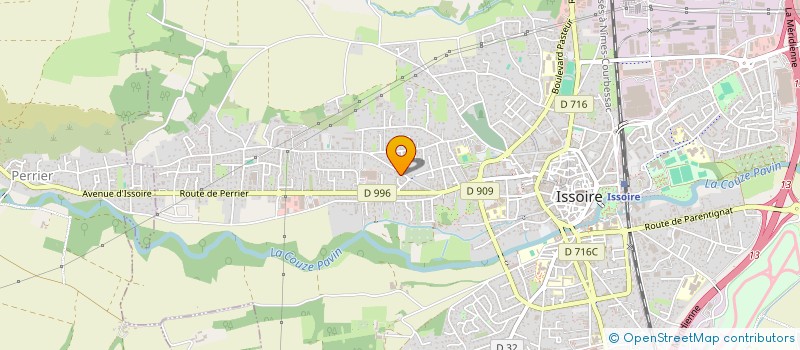 localisation de l'entreprise SCI LENA  ISSOIRE