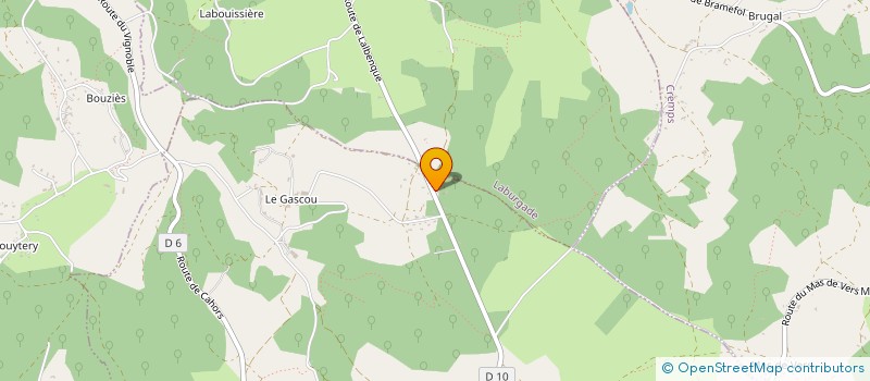 localisation de l'entreprise SCI LENA  LALBENQUE