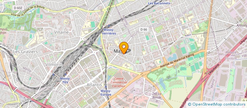 localisation de l'entreprise SCI LENA IMMOBILIERS à MASSY