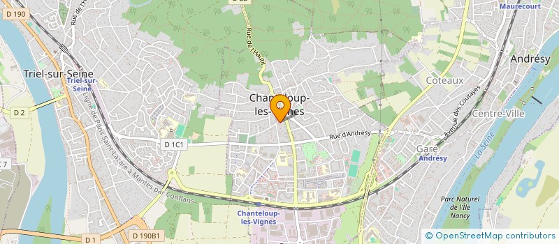 localisation de l'entreprise SCI LENAH  CHANTELOUP-LES-VIGNES