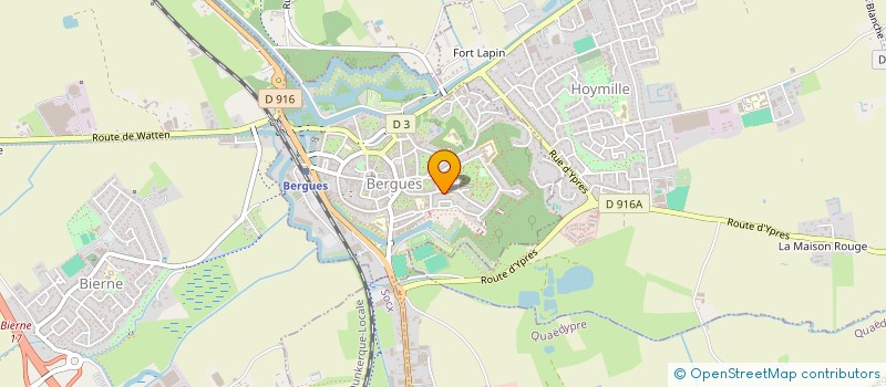 localisation de l'entreprise SCI LENAL  BERGUES