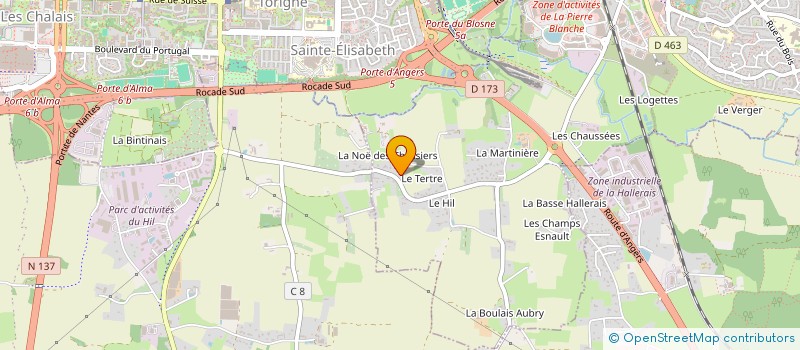 localisation de l'entreprise SCI LENAL  CHANTEPIE