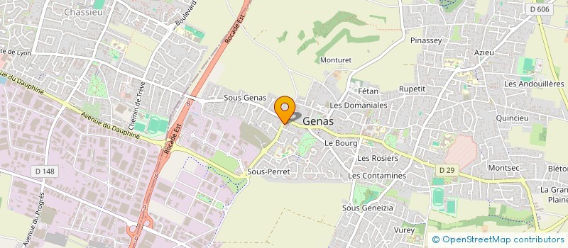 localisation de l'entreprise SCI LENAPY  GENAS