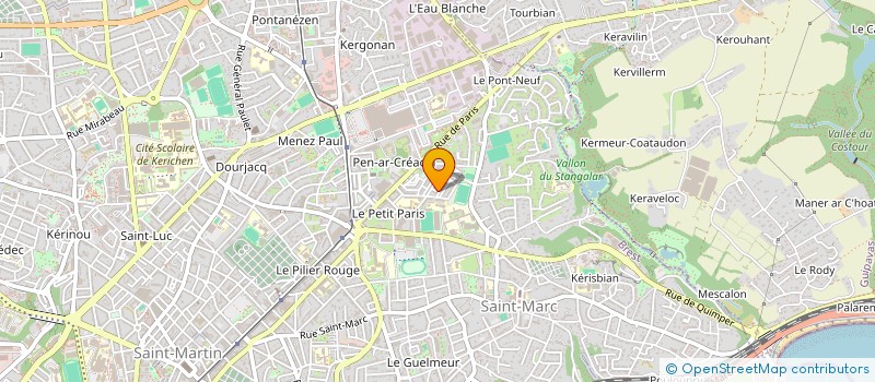 localisation de l'entreprise SCI LENART  BREST