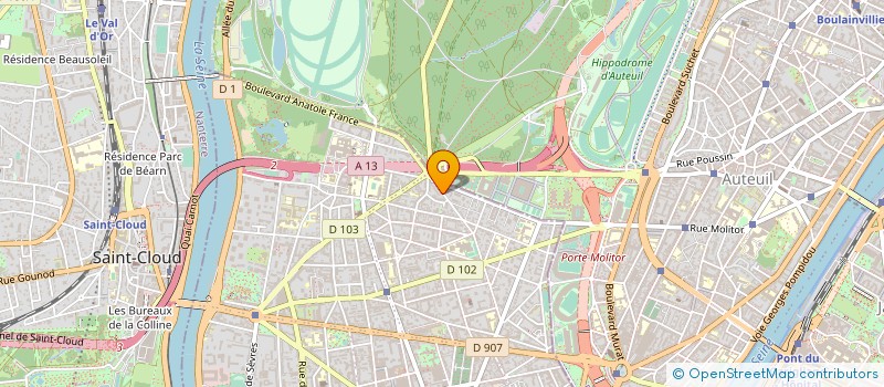 localisation de l'entreprise SCI LENAT à BOULOGNE-BILLANCOURT