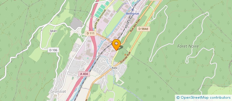 localisation de l'entreprise SCI LENAT à GROISSIAT