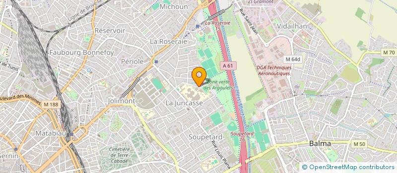 localisation de l'entreprise SCI LENAT à TOULOUSE