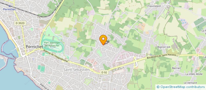 localisation de l'entreprise SCI LENAVA à PORNICHET