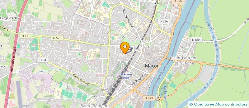 localisation de l'entreprise SCI LENAVIEL  MACON