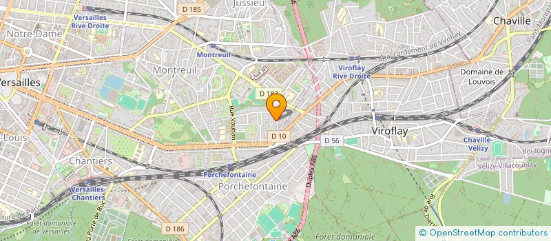 localisation de l'entreprise SCI LENDELIN à VERSAILLES