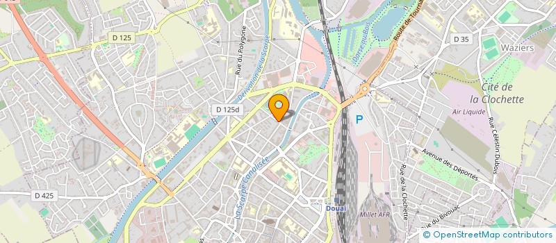 localisation de l'entreprise SCI LENEUF IMMOBILIER à DOUAI