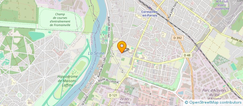 localisation de l'entreprise SCI LENEVAD  CORMEILLES-EN-PARISIS