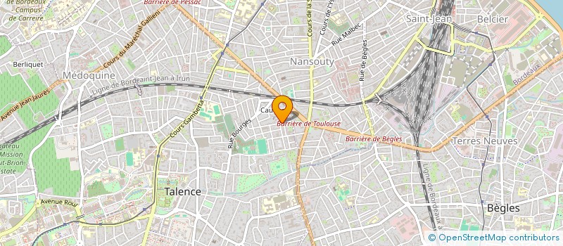 localisation de l'entreprise SCI LENFANT  TALENCE