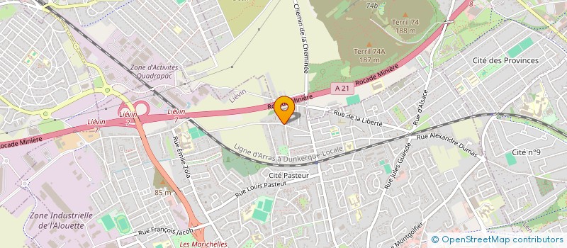 localisation de l'entreprise SCI LENFANT  LIEVIN