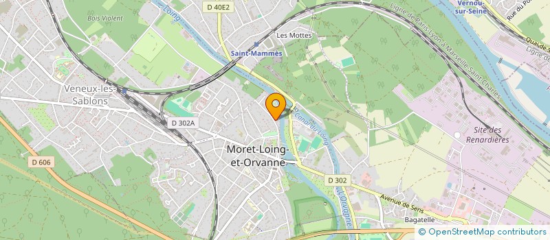 localisation de l'entreprise SCI LENFANT  MORET-LOING-ET-ORVANNE