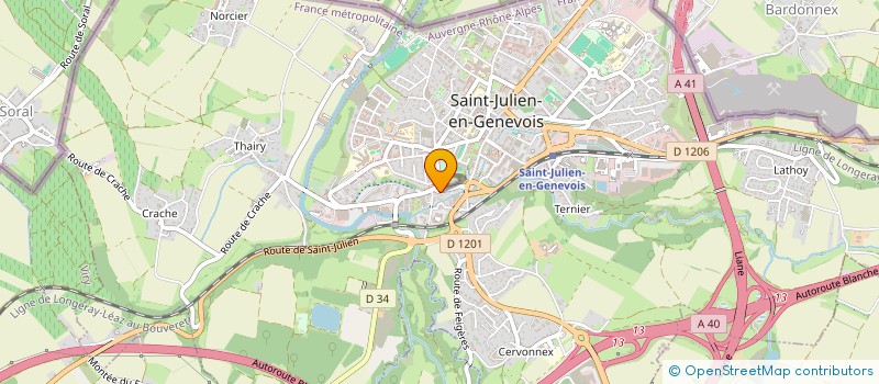 localisation de l'entreprise SCI LENG  SAINT-JULIEN-EN-GENEVOIS