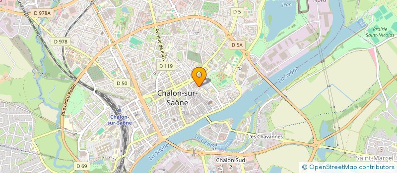 localisation de l'entreprise SCI LENGAGNE FRERES à CHALON-SUR-SAONE