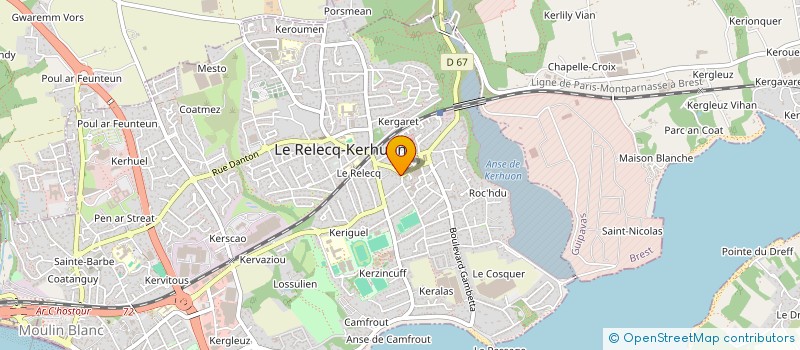 localisation de l'entreprise SCI LENGLEN  LE RELECQ-KERHUON