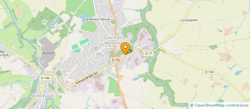 localisation de l'entreprise SCI LENI  BEAUPREAU-EN-MAUGES