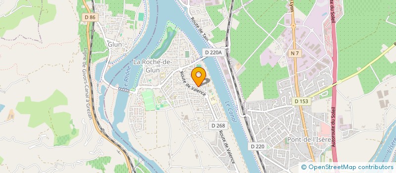 localisation de l'entreprise SCI LENI  LA ROCHE-DE-GLUN