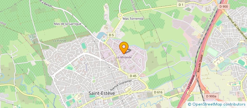 localisation de l'entreprise SCI LENID  SAINT-ESTEVE