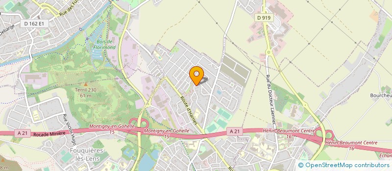 localisation de l'entreprise SCI LENINE  MONTIGNY-EN-GOHELLE