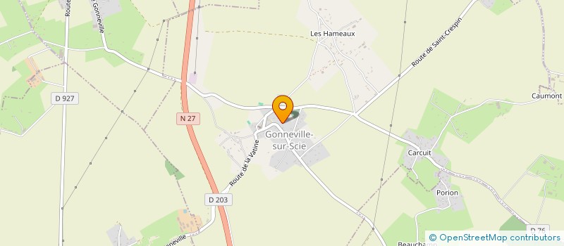 localisation de l'entreprise SCI LENIZIA  GONNEVILLE-SUR-SCIE