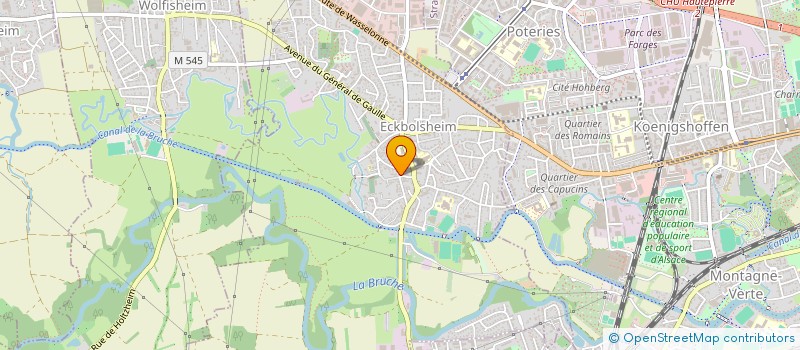 localisation de l'entreprise SCI LENLOC  ECKBOLSHEIM